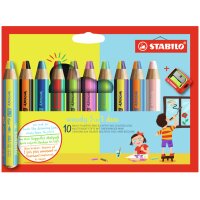 STABILO Crayon multi-talents woody 3 en 1 duo,...