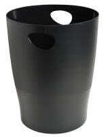 EXACOMPTA Corbeille à papier ECOBIN, 15 litres, noir
