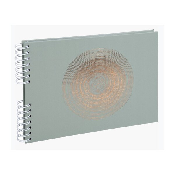 EXACOMPTA Foto-Spiralalbum Ellipse, 320 x 220 mm, grau