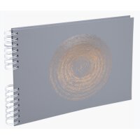 EXACOMPTA Foto-Spiralalbum Ellipse, 320 x 220 mm, grau