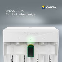 VARTA Ladegerät Universal Charger, weiss, unbestückt