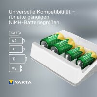 VARTA Ladegerät Universal Charger, weiss, unbestückt