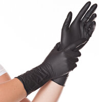 HYGOSTAR Nitril-Handschuh SAFE LONG, L, blau, puderfrei