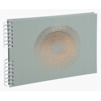 EXACOMPTA Foto-Spiralalbum Ellipse, 320 x 220 mm, grün
