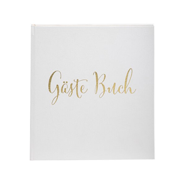 EXACOMPTA Gästebuch, 210 x 190 mm, weiss gold