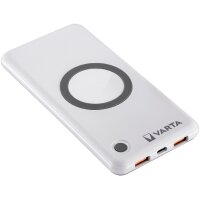 VARTA Powerbank "Wireless", 20.000 mAh, weiss