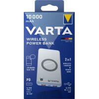 VARTA Powerbank Wireless, 20.000 mAh, blanc