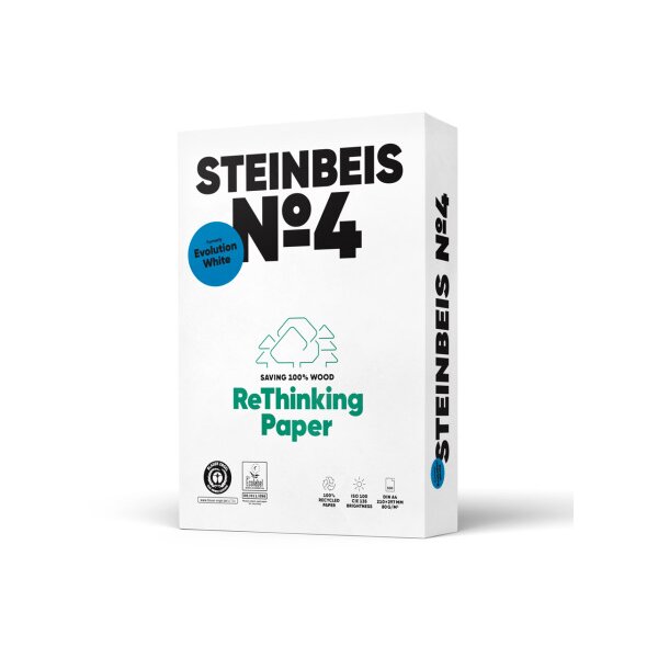 STEINBEIS Kopierpapier No.4 A4 88334290 80g, recycling 500 Blatt