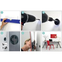 sigel Kit de rechange fixation murale artverum L, noir
