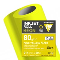 Clairefontaine Inkjet-Plotterrolle NEON, (B)914 mm x (L)50 m