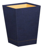 RHODIA Papierkorb, aus Kunstleder, nachtblau