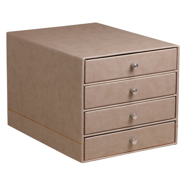 RHODIA Schubladenbox RHODIARAMA, 4 Schübe, taupe