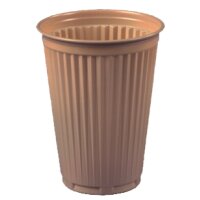 STARPAK Kunststoff-Thermobecher, 0,18 l, braun/weiss, 100er