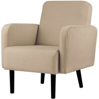 PAPERFLOW Fauteuil LISBOA, habillage en tissu, ivoire