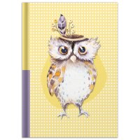 RNK Verlag Notizbuch "Eule", DIN A5, 96 Blatt,...