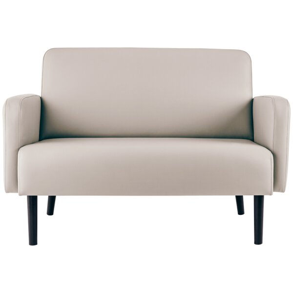 PAPERFLOW Canapé 2 places LISBOA, habillage simili cuir