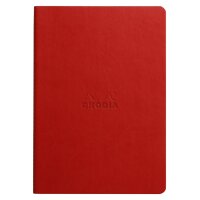 RHODIA Notizheft RHODIARAMA, DIN A5, liniert, himbeere