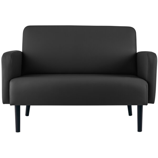 PAPERFLOW Canapé 2 places LISBOA, habillage simili cuir