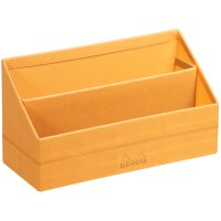 RHODIA Porte-courrier, en simili cuir, chocolat