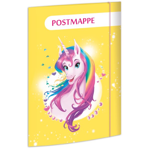 RNK Verlag Postmappe "Einhornportrait", DIN A4, Karton