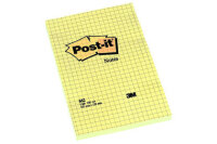 POST-IT Haftnotizen 152x102mm 662Y gelb, 100 Blatt, kariert