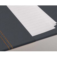 RHODIA Sous-main, en similicuir, paon
