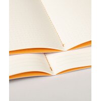 RHODIA Notizheft RHODIARAMA, DIN A5, liniert, orange