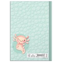 RNK Verlag Carnet de notes Axolotl, A5, 96 feuilles