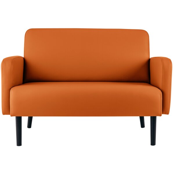 PAPERFLOW Canapé 2 places LISBOA, habillage simili cuir