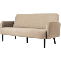 PAPERFLOW Canapé 3 places LISBOA, habillage tissu,...