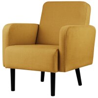 PAPERFLOW Fauteuil LISBOA, habillage en tissu, rouille