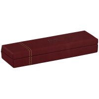 RHODIA Plumier, en simili cuir, lie de vin
