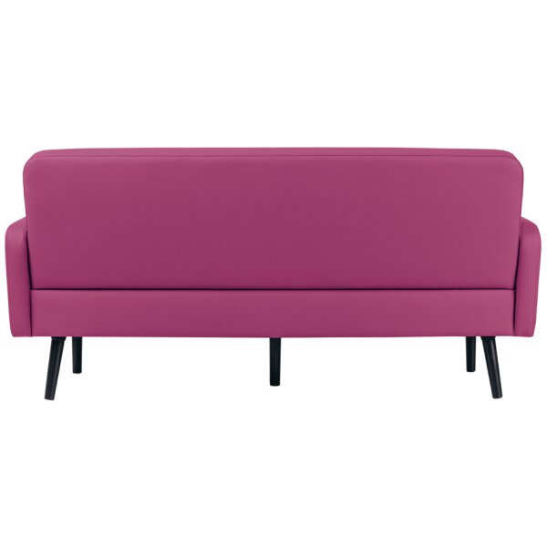 PAPERFLOW Canapé 3 places LISBOA, habillage simili cuir