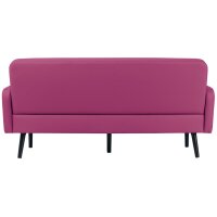 PAPERFLOW Canapé 3 places LISBOA, habillage simili cuir