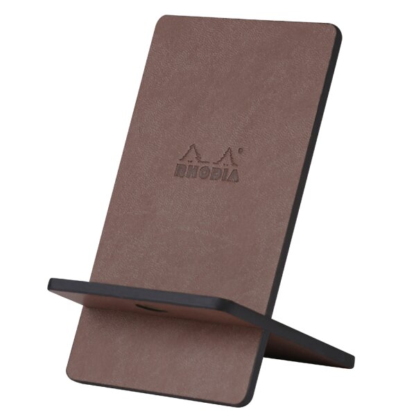 RHODIA Support pour t&eacute;l&eacute;phone mobile RHODIACTIVE, chocolat