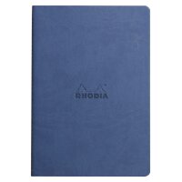 RHODIA Carnet piqûre textile RHODIARAMA, A5, ligné, noir