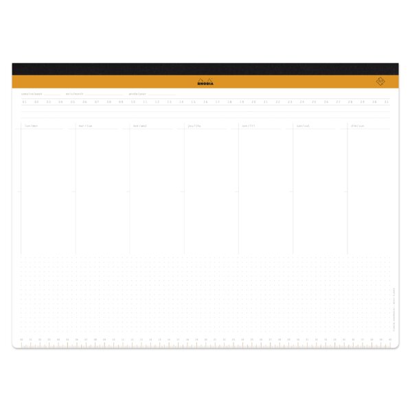 RHODIA Papier-Schreibunterlage RHODIATIME, DIN A4