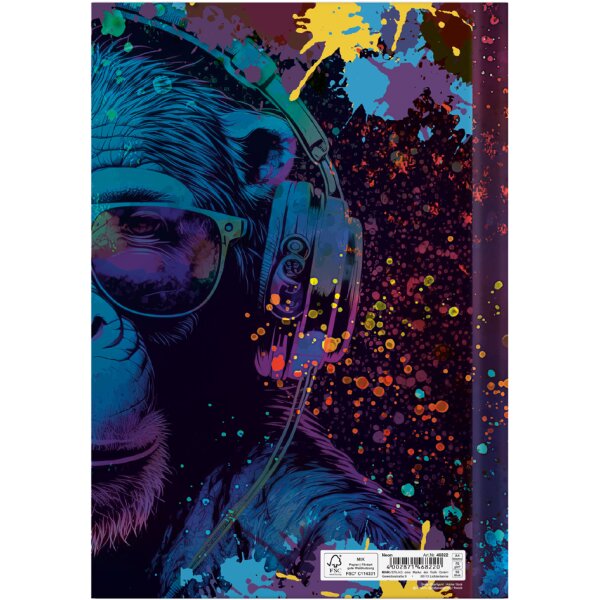 RNK Verlag Notizbuch "Lion", DIN A4, 96 Blatt, blanko