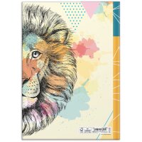 RNK Verlag Notizbuch "Lion", DIN A4, 96 Blatt,...
