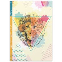 RNK Verlag Notizbuch "Lion", DIN A4, 96 Blatt,...