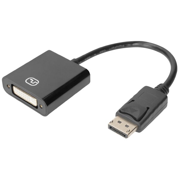 DIGITUS Aktiver DisplayPort Adapter Konverter, DP auf DVI