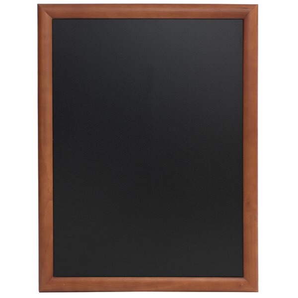 Securit Ardoise murale UNIVERSAL, avec cadre en bois, marron