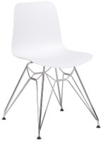 PAPERFLOW Chaise visiteur UXSTELL 1, set de 2, blanc