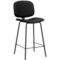 PAPERFLOW Chaise de bar VINTAGE, set de 2, brun