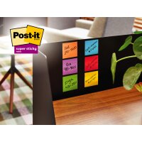 Post-it Bloc-note adhésif super sticky notes, 76 x 76 mm