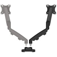 Fellowes Kit de bras porte-écrans double Eppa, blanc