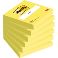Post-it Haftnotizen notes, 76 x 76 mm, gelb