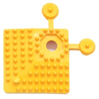 miltex Eckstück Yoga Grip Ultra, 60 x 60 mm, gelb