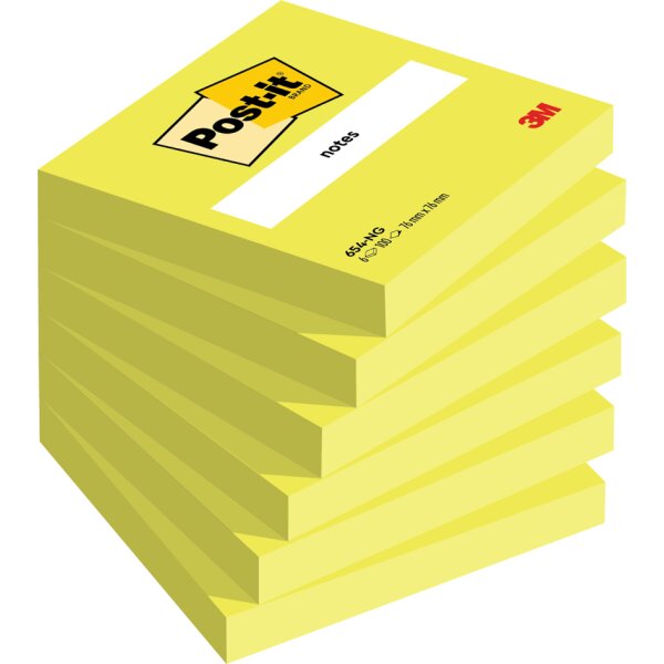Post-it Haftnotizen notes, 76 x 76 mm, orange