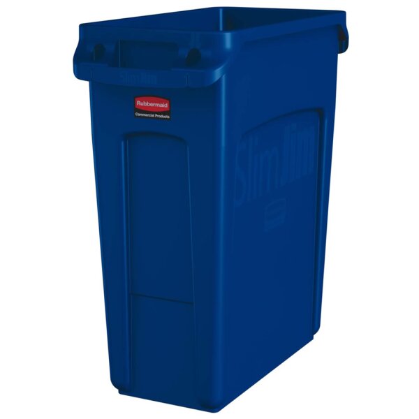 Rubbermaid Deckel Slim Jim für Papier, blau